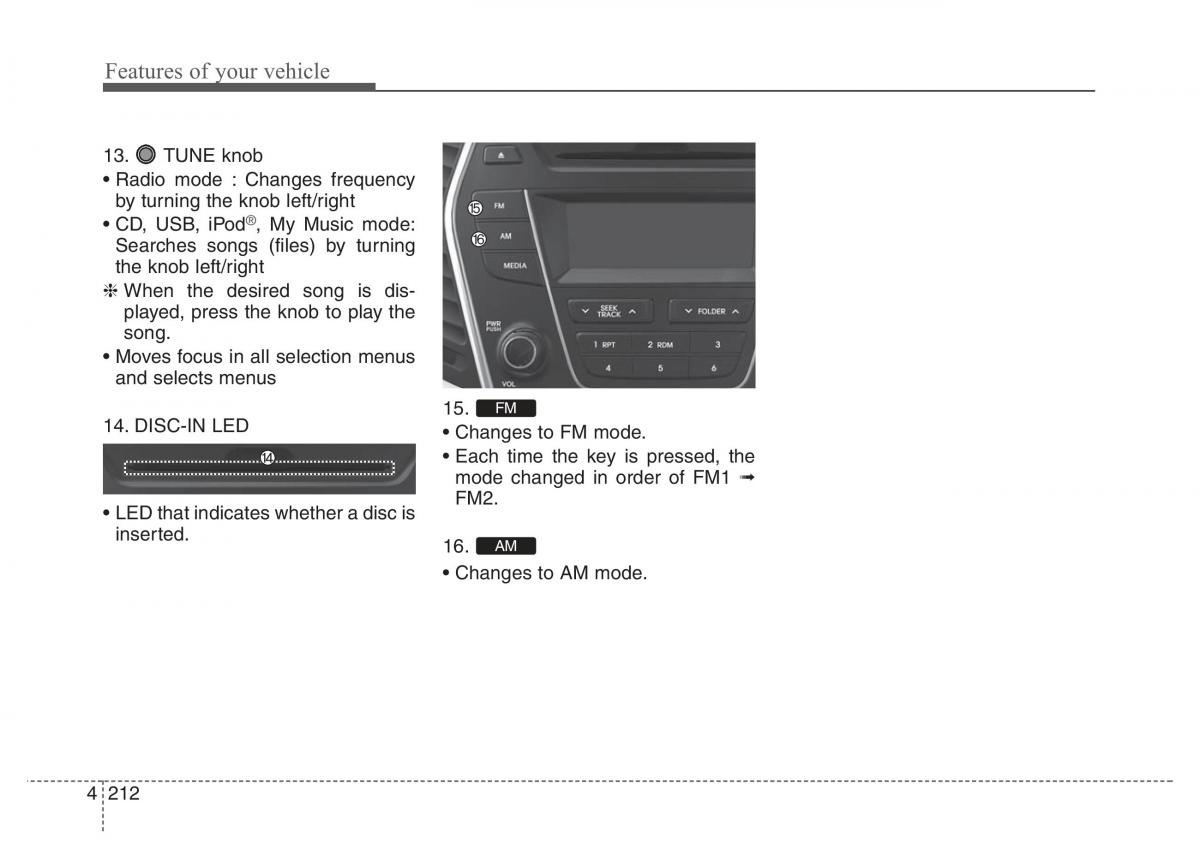 Hyundai Santa Fe III 3 owners manual / page 309