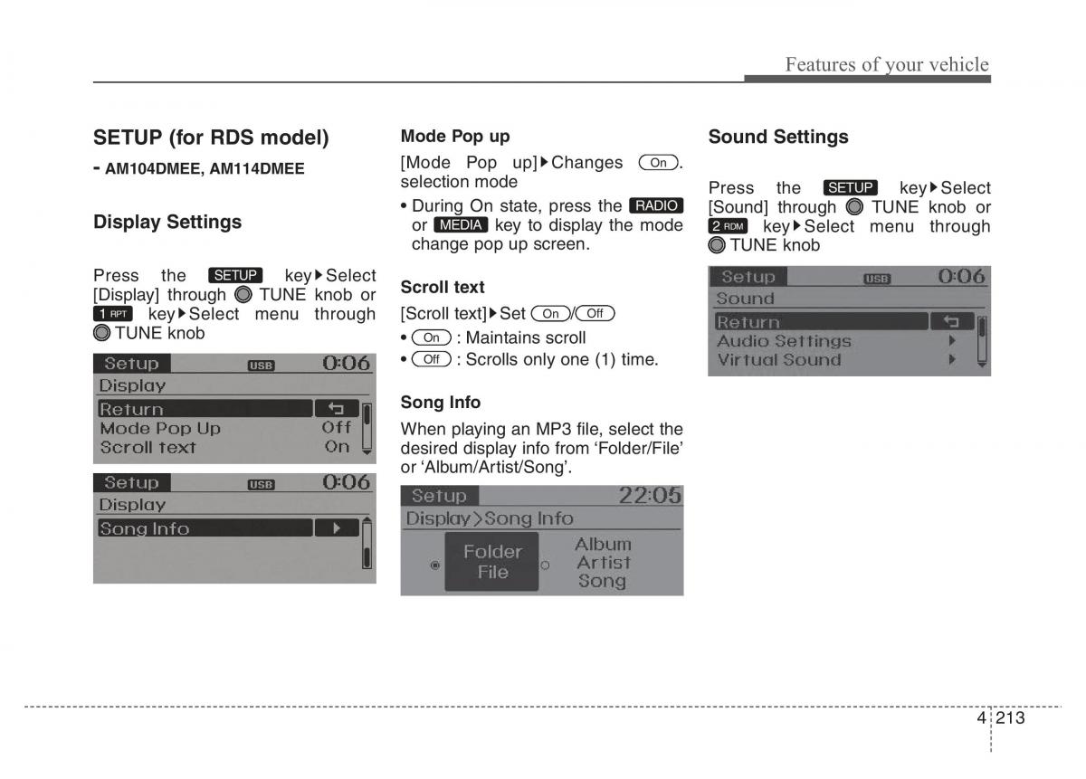 Hyundai Santa Fe III 3 owners manual / page 310