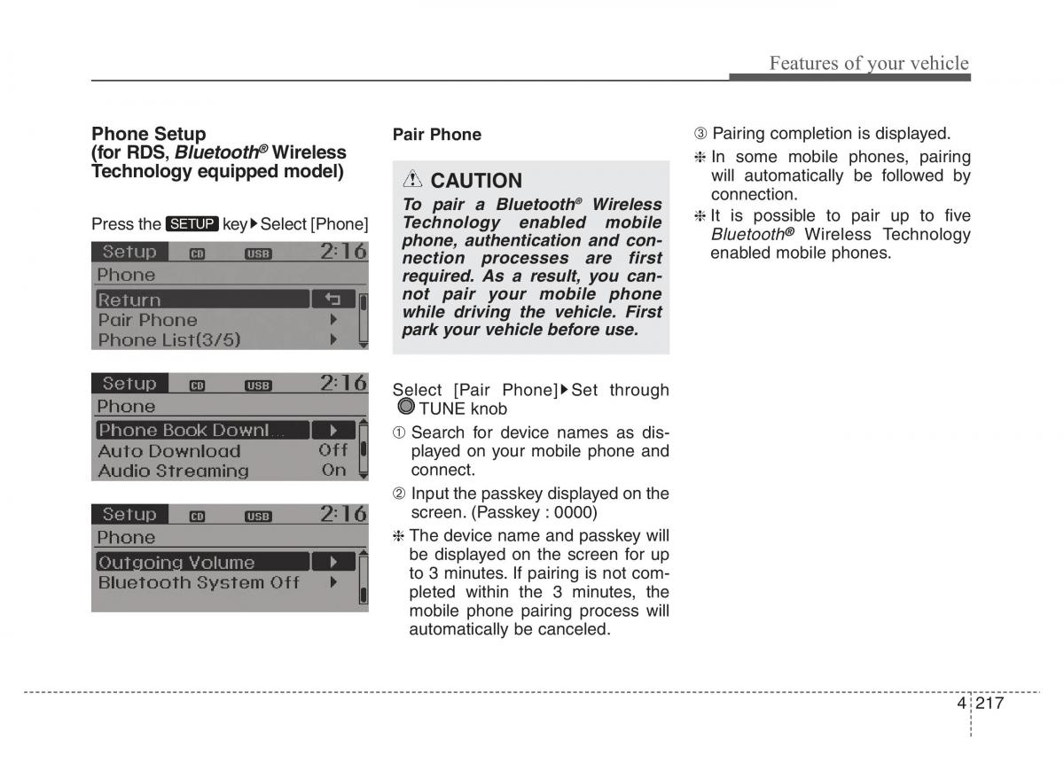 Hyundai Santa Fe III 3 owners manual / page 314