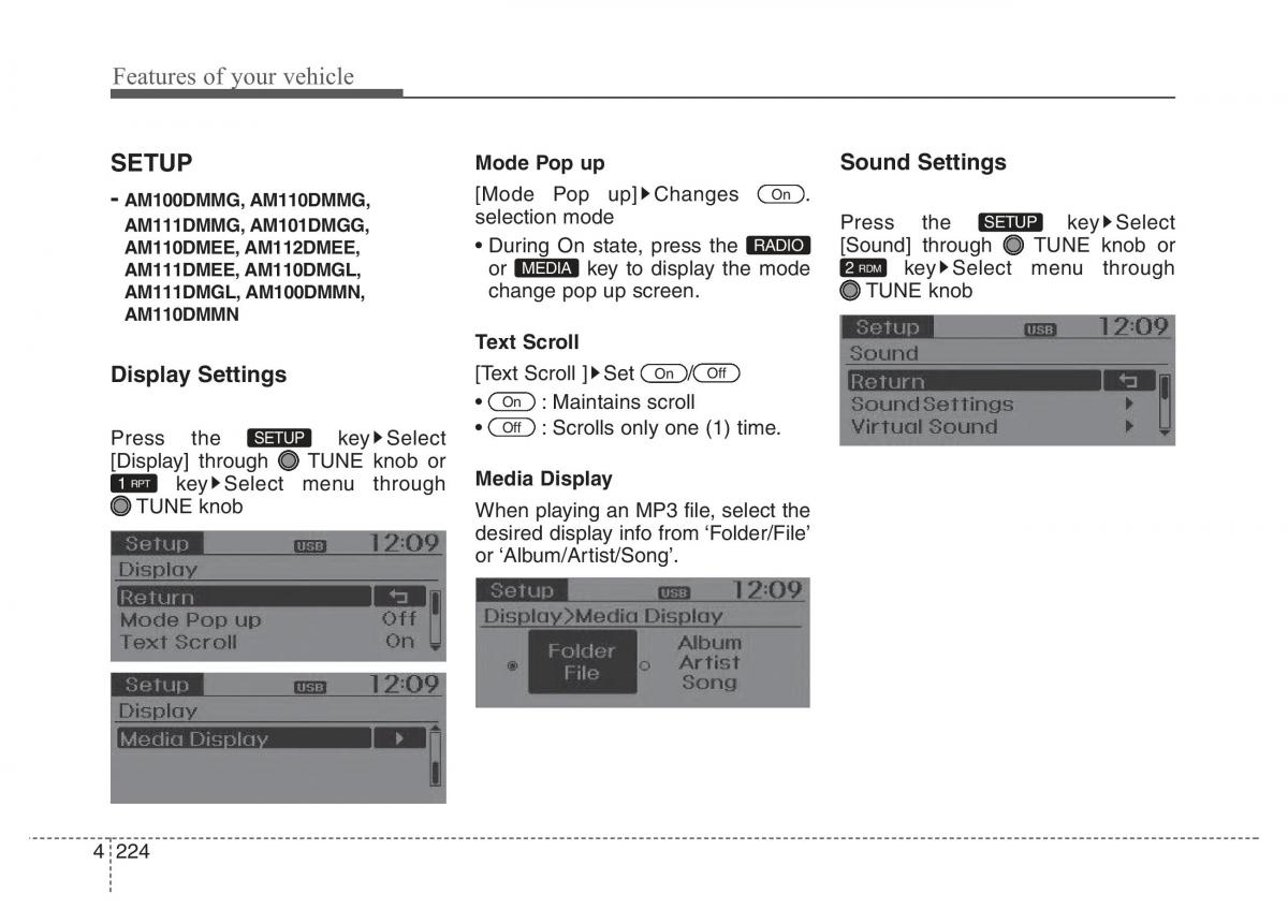 Hyundai Santa Fe III 3 owners manual / page 321