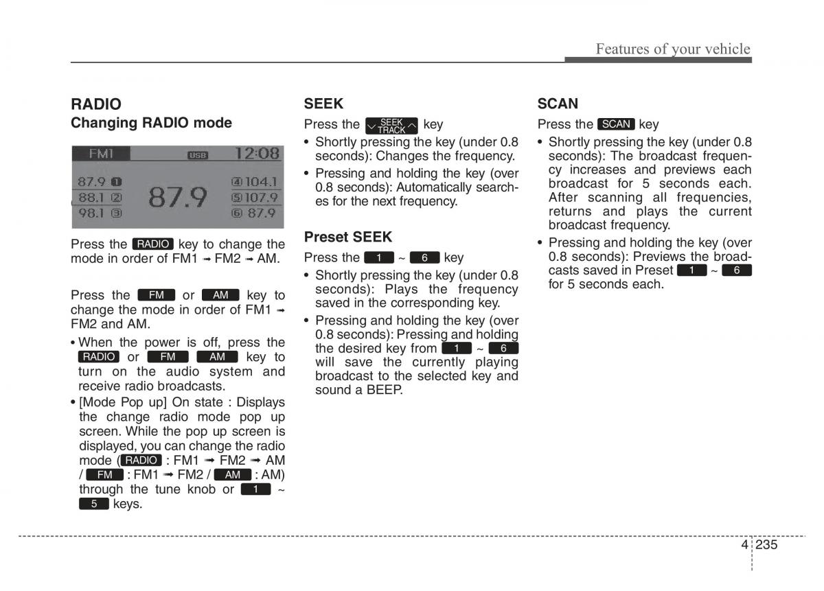 Hyundai Santa Fe III 3 owners manual / page 332