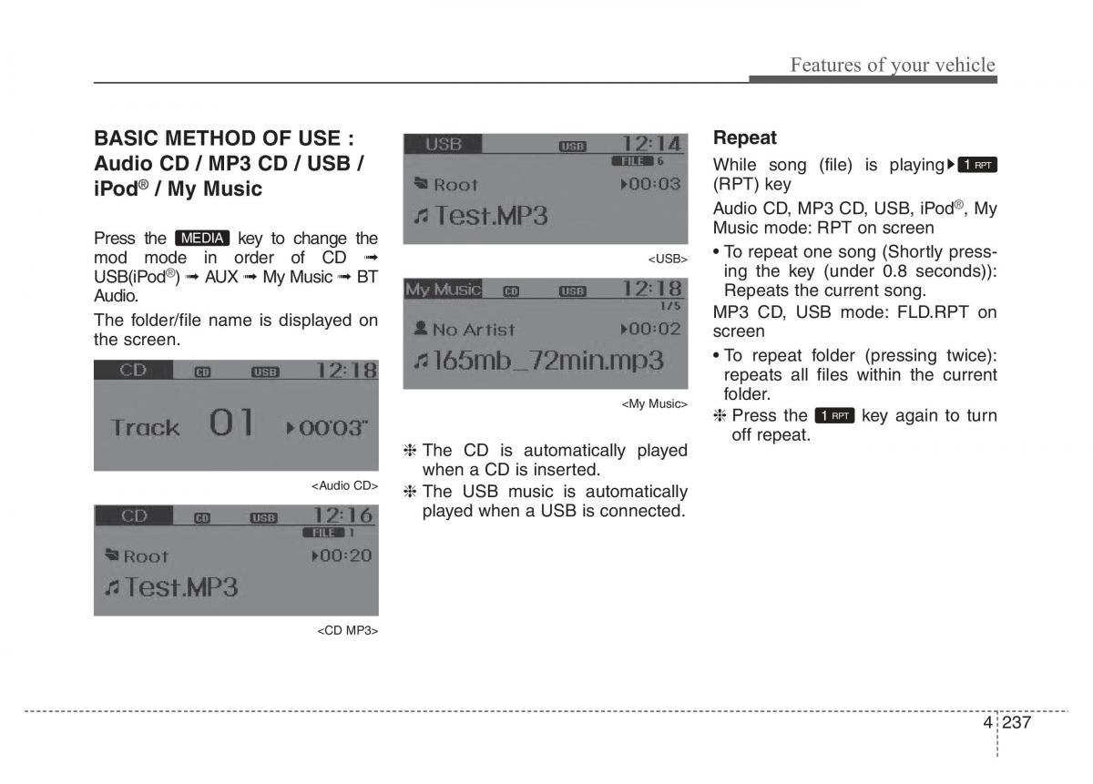 Hyundai Santa Fe III 3 owners manual / page 334