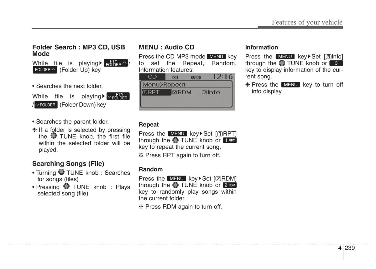 Hyundai Santa Fe III 3 owners manual / page 336