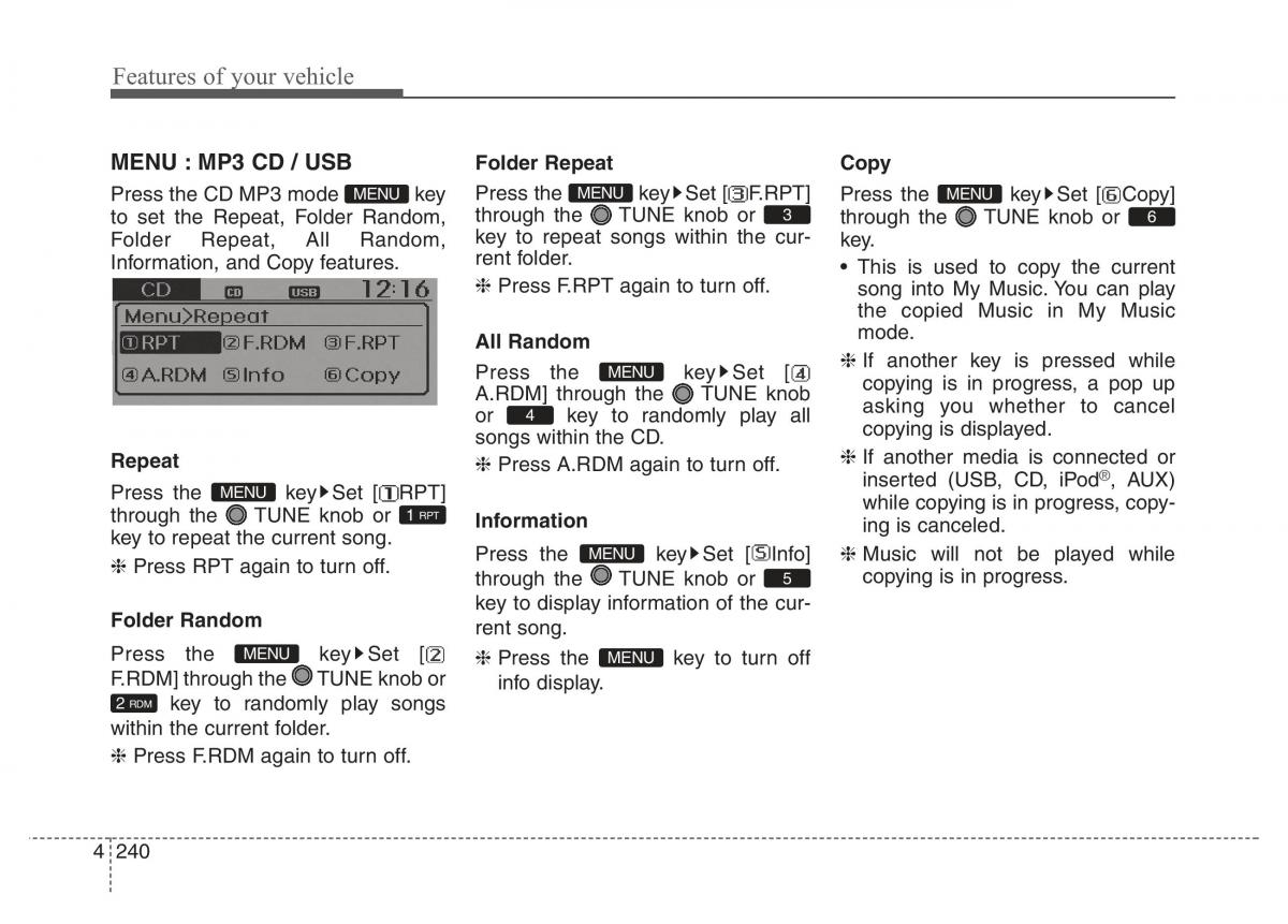 Hyundai Santa Fe III 3 owners manual / page 337