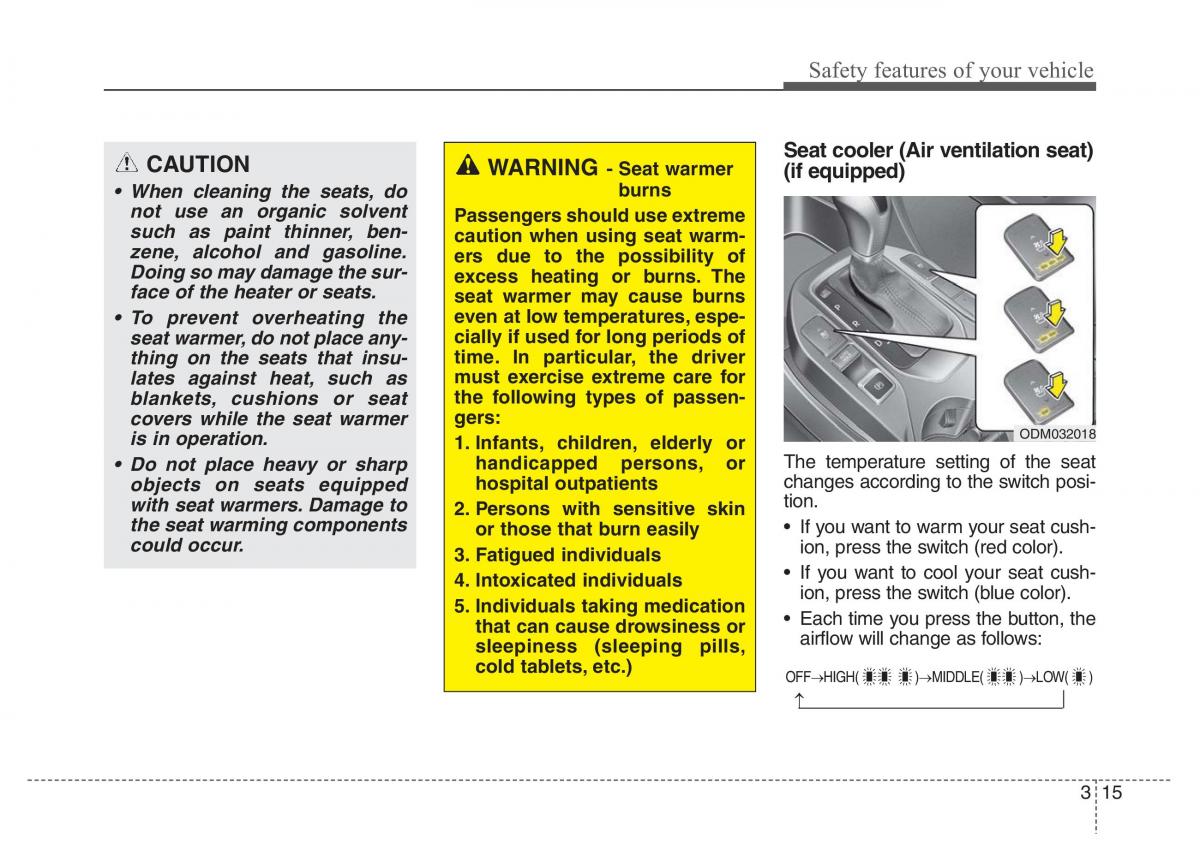 Hyundai Santa Fe III 3 owners manual / page 34