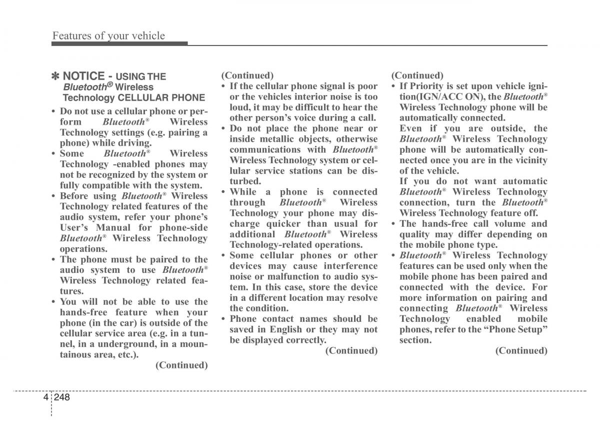 Hyundai Santa Fe III 3 owners manual / page 345