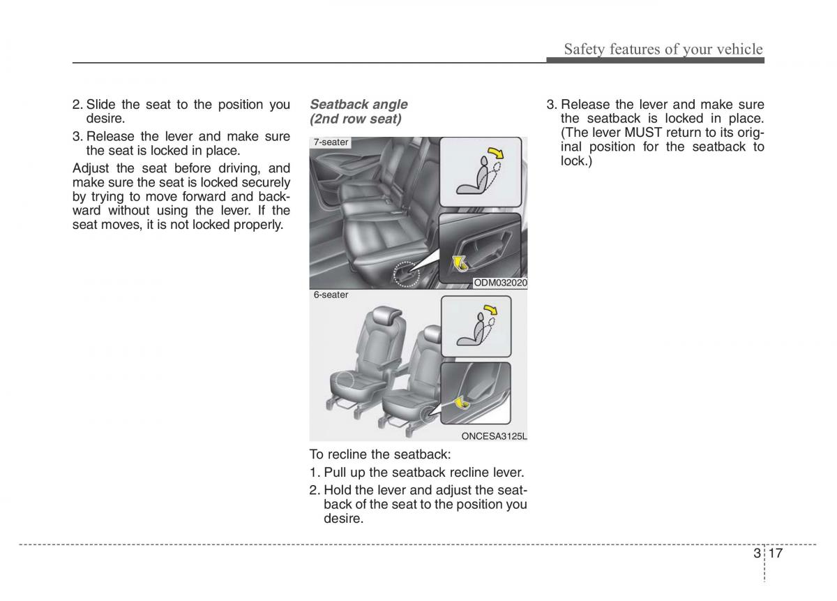 Hyundai Santa Fe III 3 owners manual / page 36