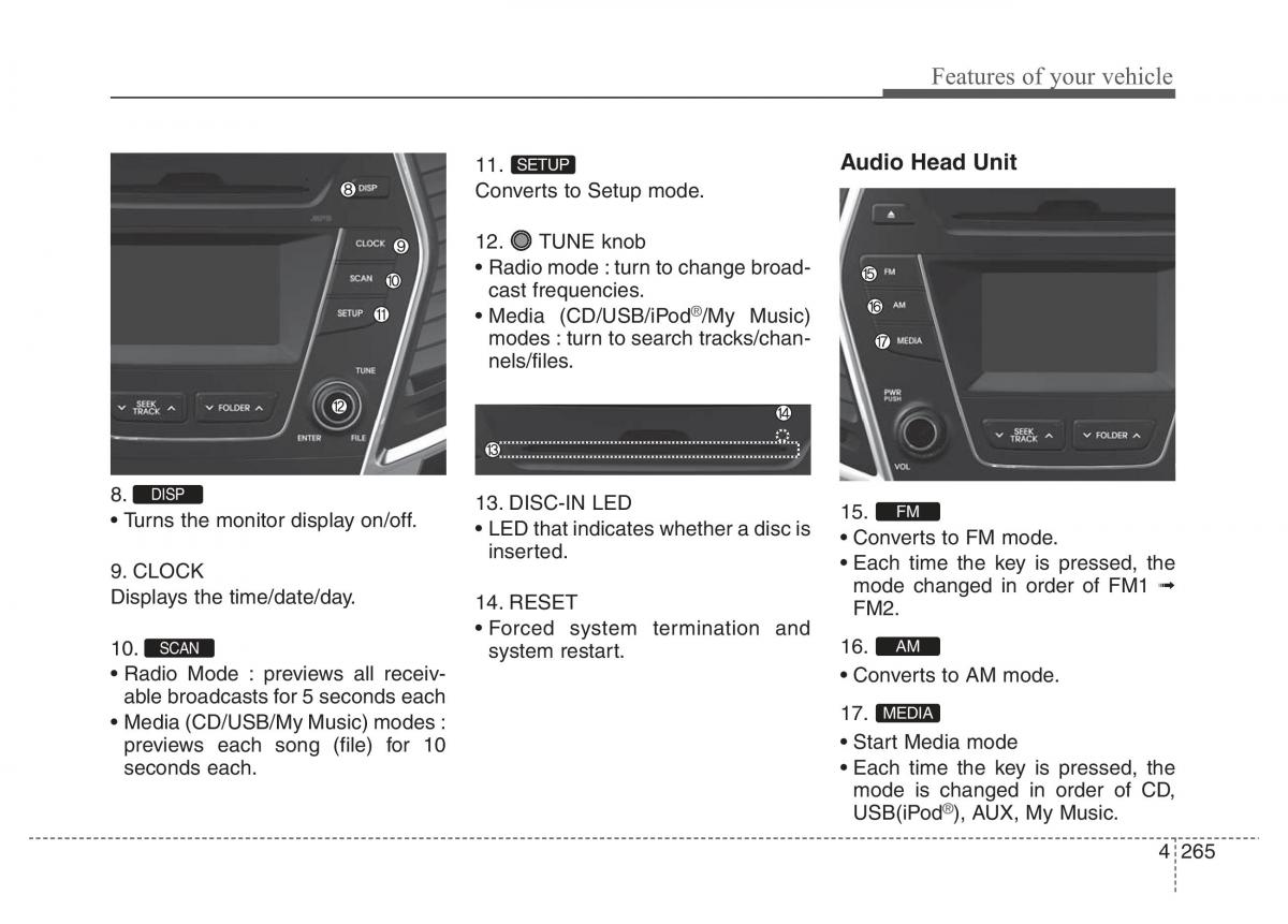 Hyundai Santa Fe III 3 owners manual / page 362