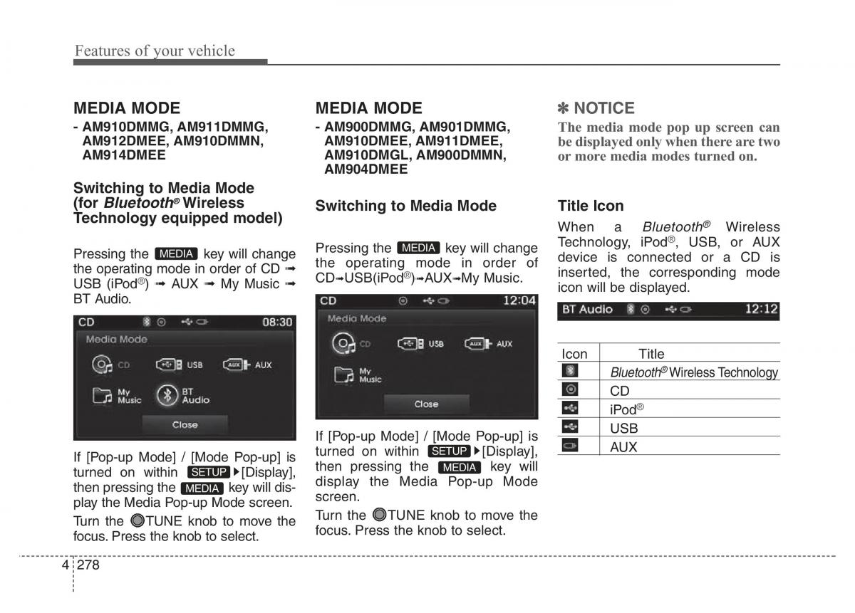 Hyundai Santa Fe III 3 owners manual / page 375