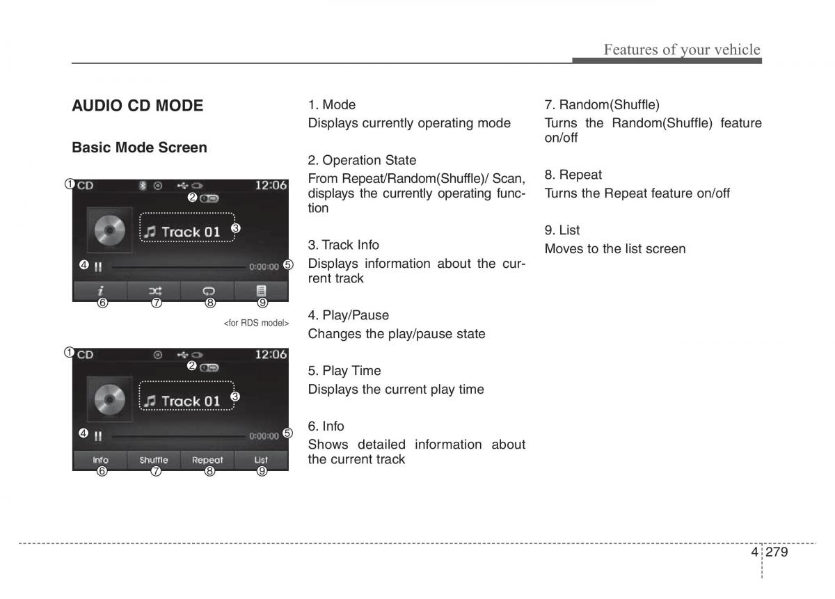 Hyundai Santa Fe III 3 owners manual / page 376