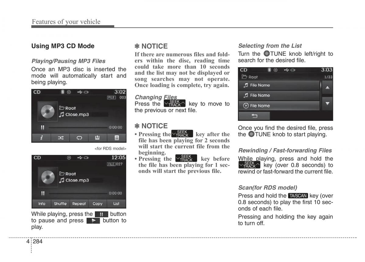 Hyundai Santa Fe III 3 owners manual / page 381