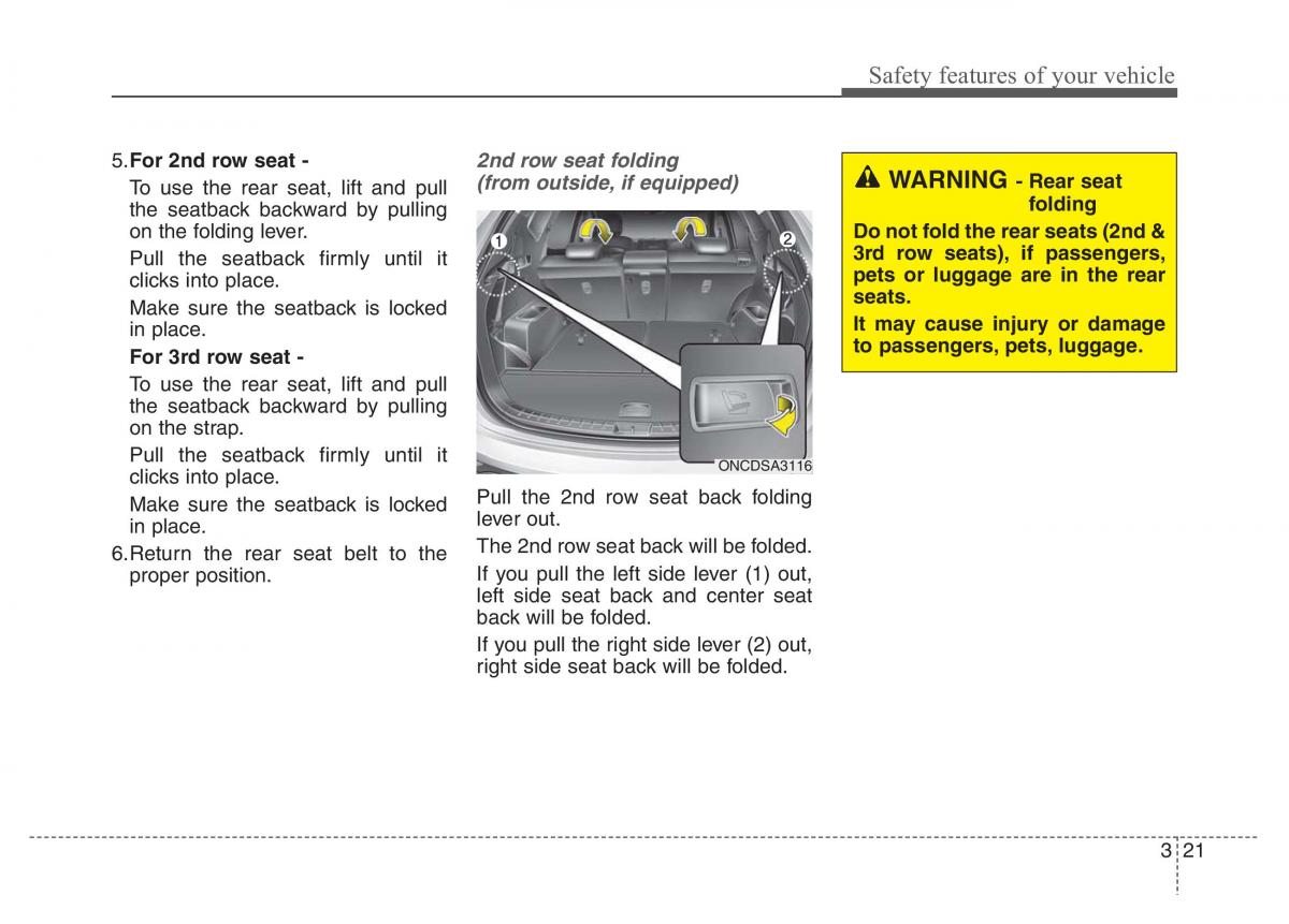 Hyundai Santa Fe III 3 owners manual / page 40