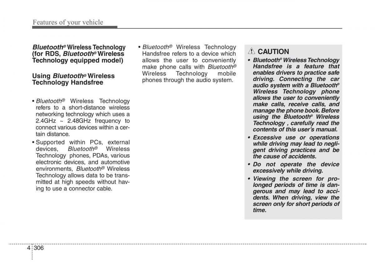 Hyundai Santa Fe III 3 owners manual / page 403