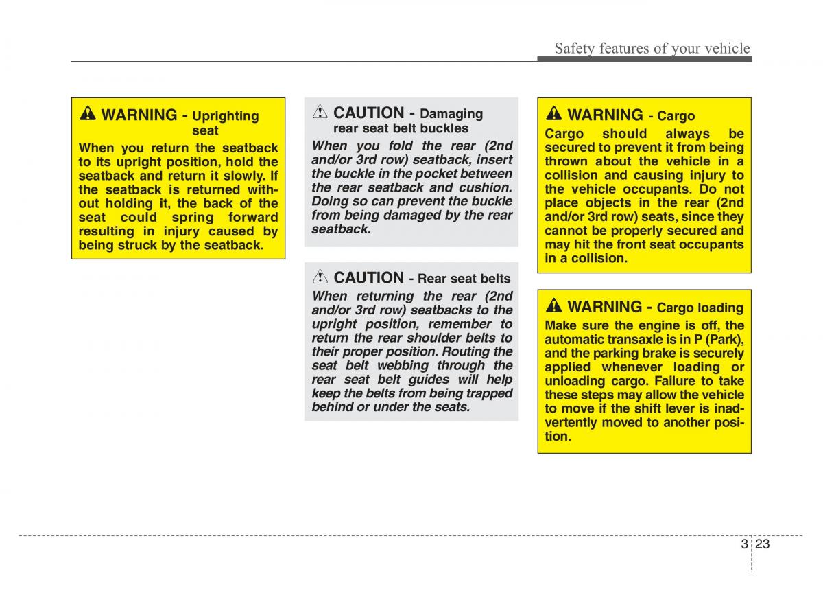 Hyundai Santa Fe III 3 owners manual / page 42