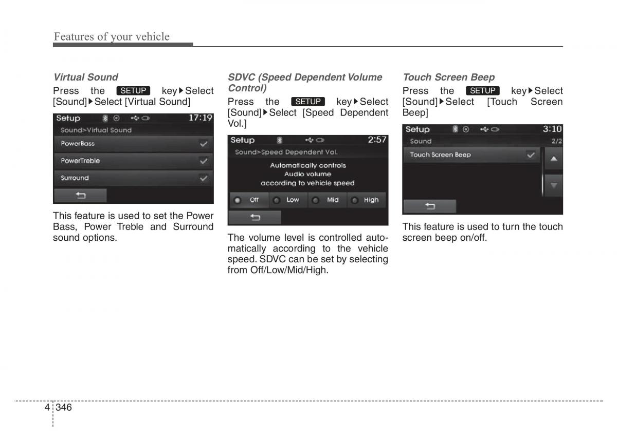 Hyundai Santa Fe III 3 owners manual / page 443