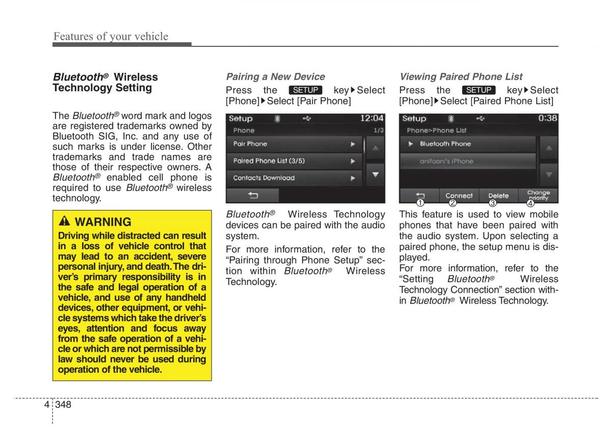 Hyundai Santa Fe III 3 owners manual / page 445