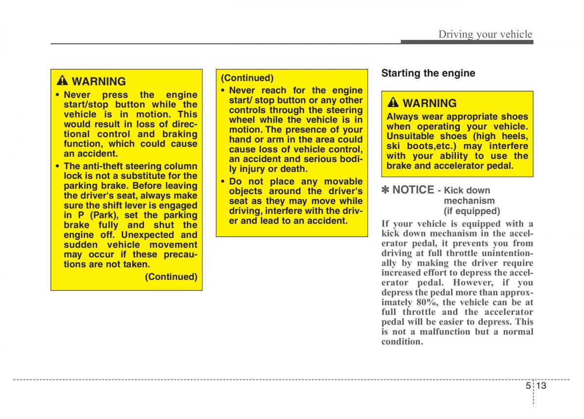 Hyundai Santa Fe III 3 owners manual / page 462