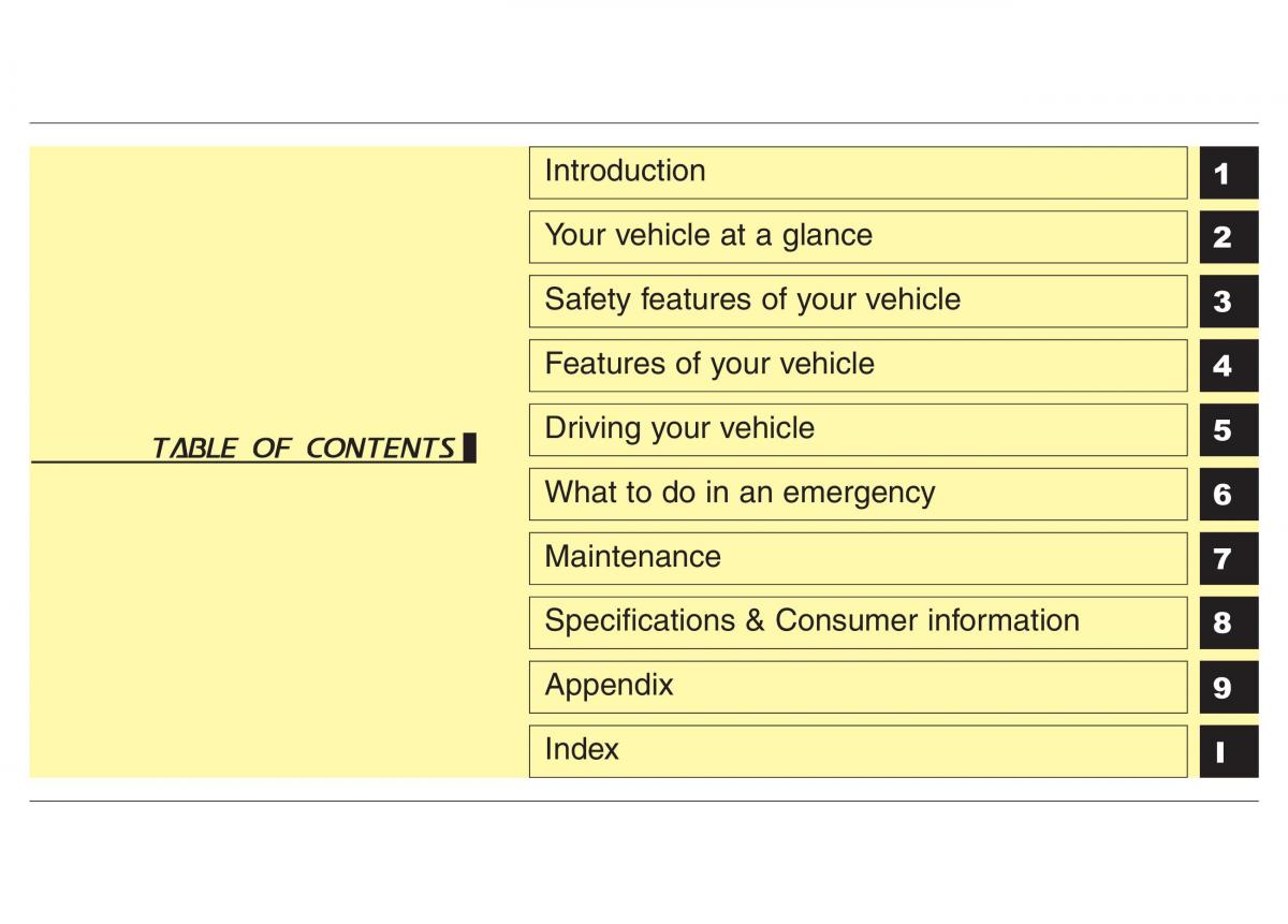 Hyundai Santa Fe III 3 owners manual / page 5