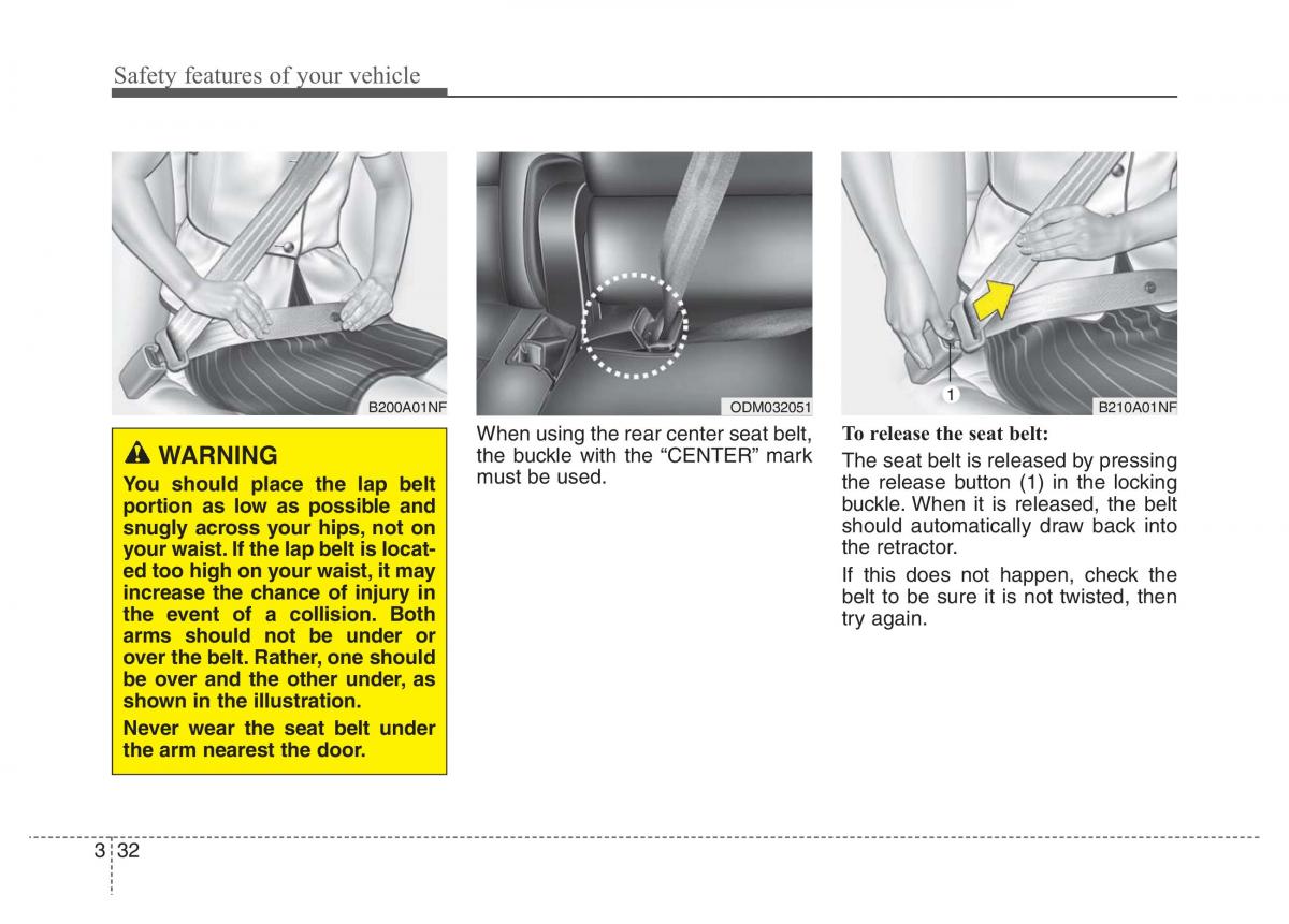 Hyundai Santa Fe III 3 owners manual / page 51