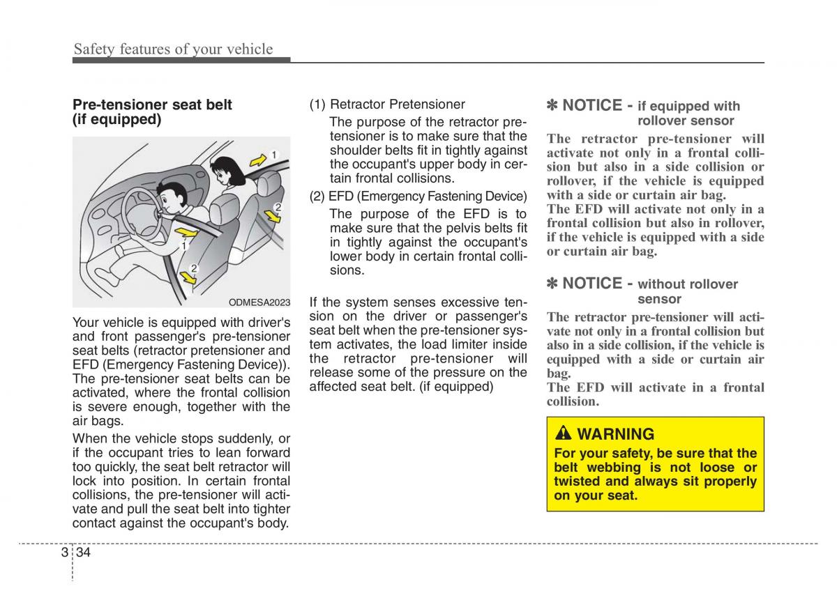 Hyundai Santa Fe III 3 owners manual / page 53