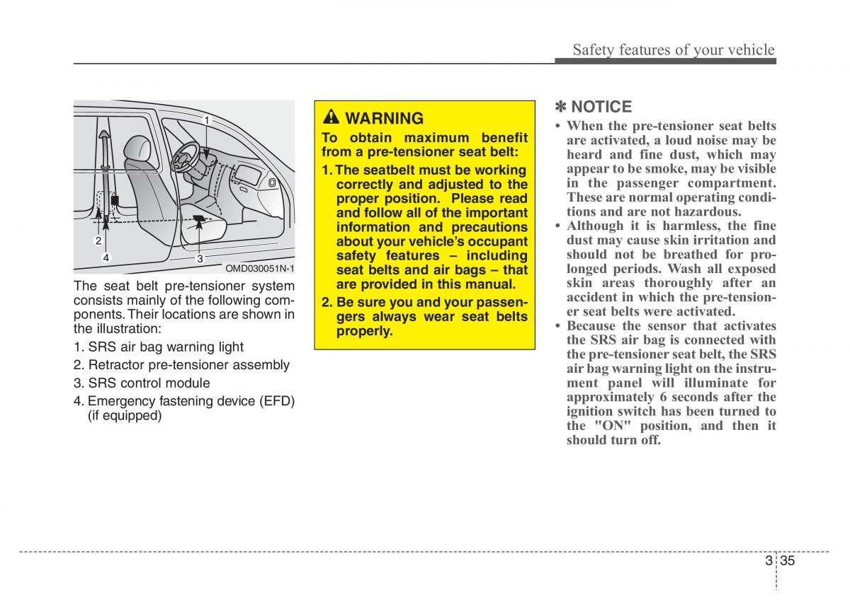 Hyundai Santa Fe III 3 owners manual / page 54