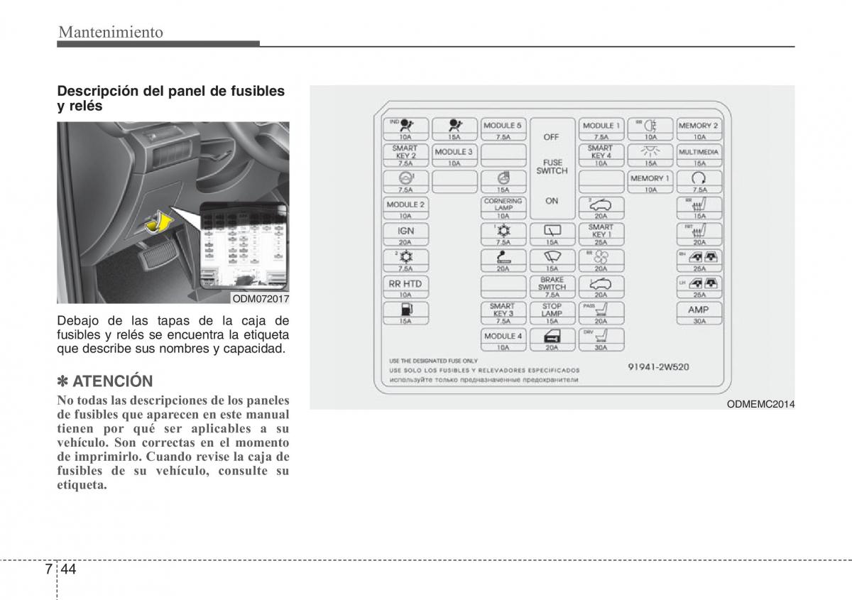 Hyundai Santa Fe III 3 manual del propietario / page 645