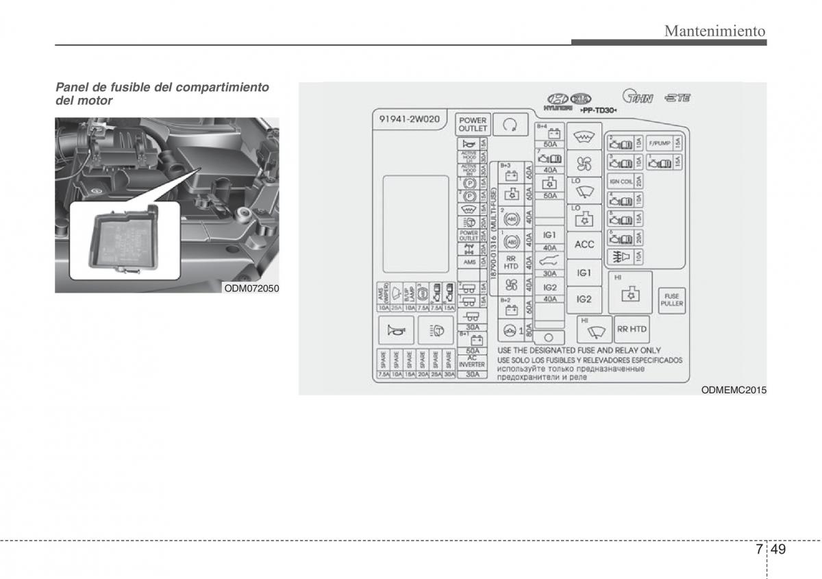 Hyundai Santa Fe III 3 manual del propietario / page 650