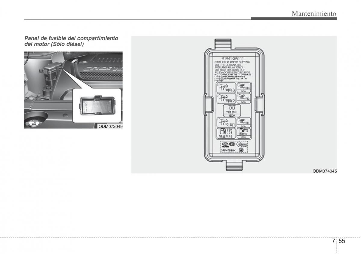 Hyundai Santa Fe III 3 manual del propietario / page 656