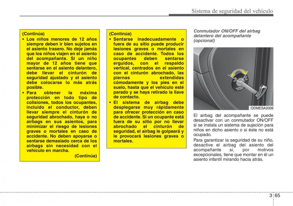 Hyundai Santa Fe III 3 manual del propietario / page 84