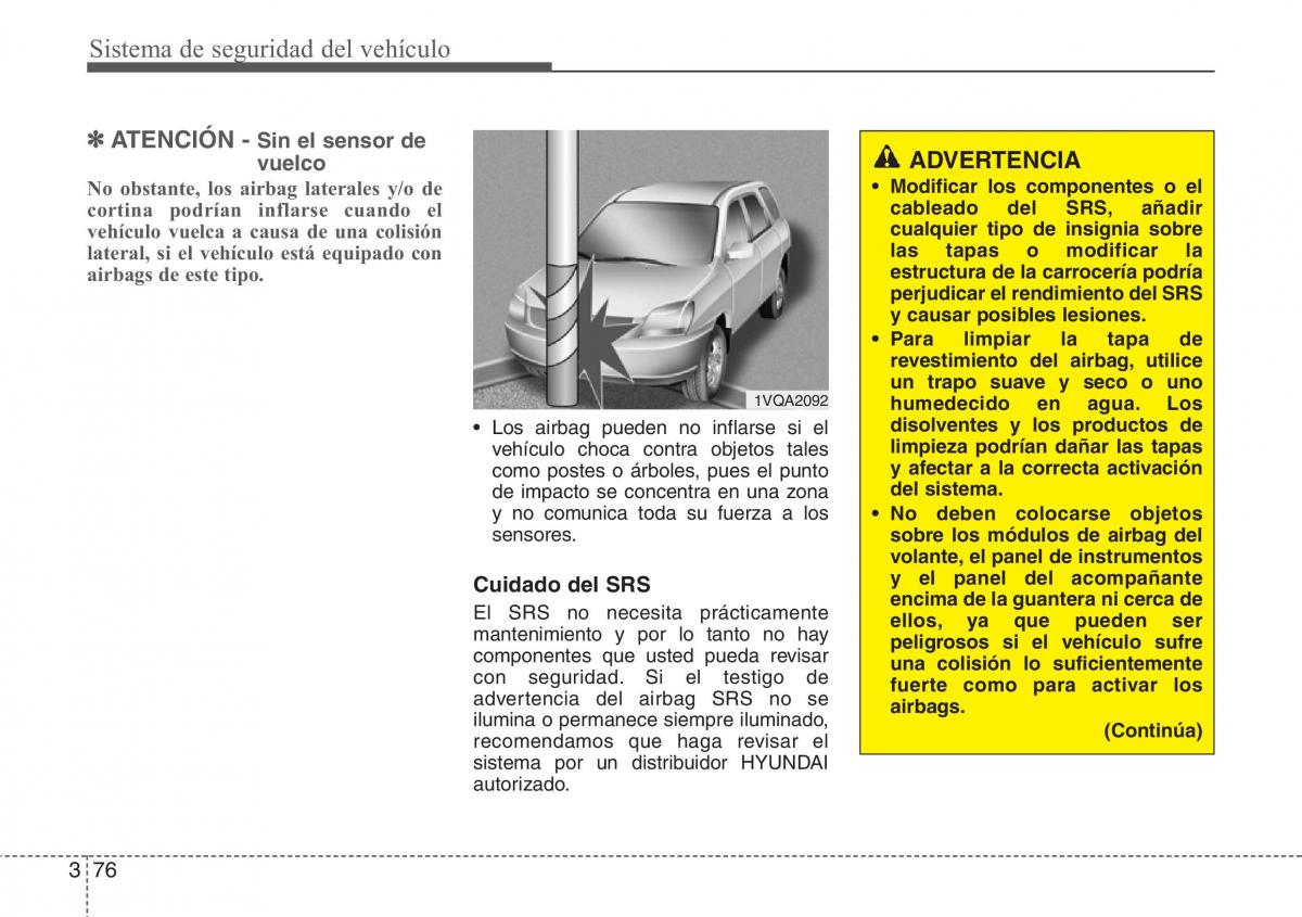 Hyundai Santa Fe III 3 manual del propietario / page 95