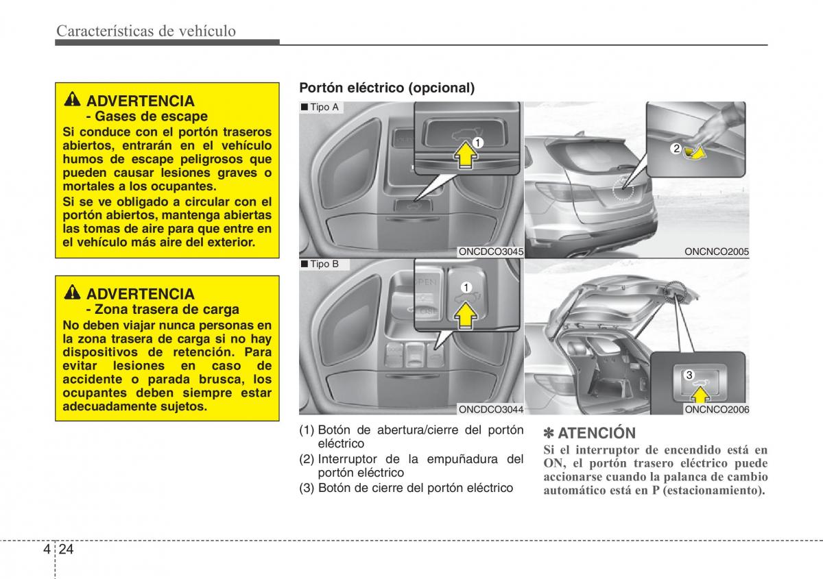 Hyundai Santa Fe III 3 manual del propietario / page 121