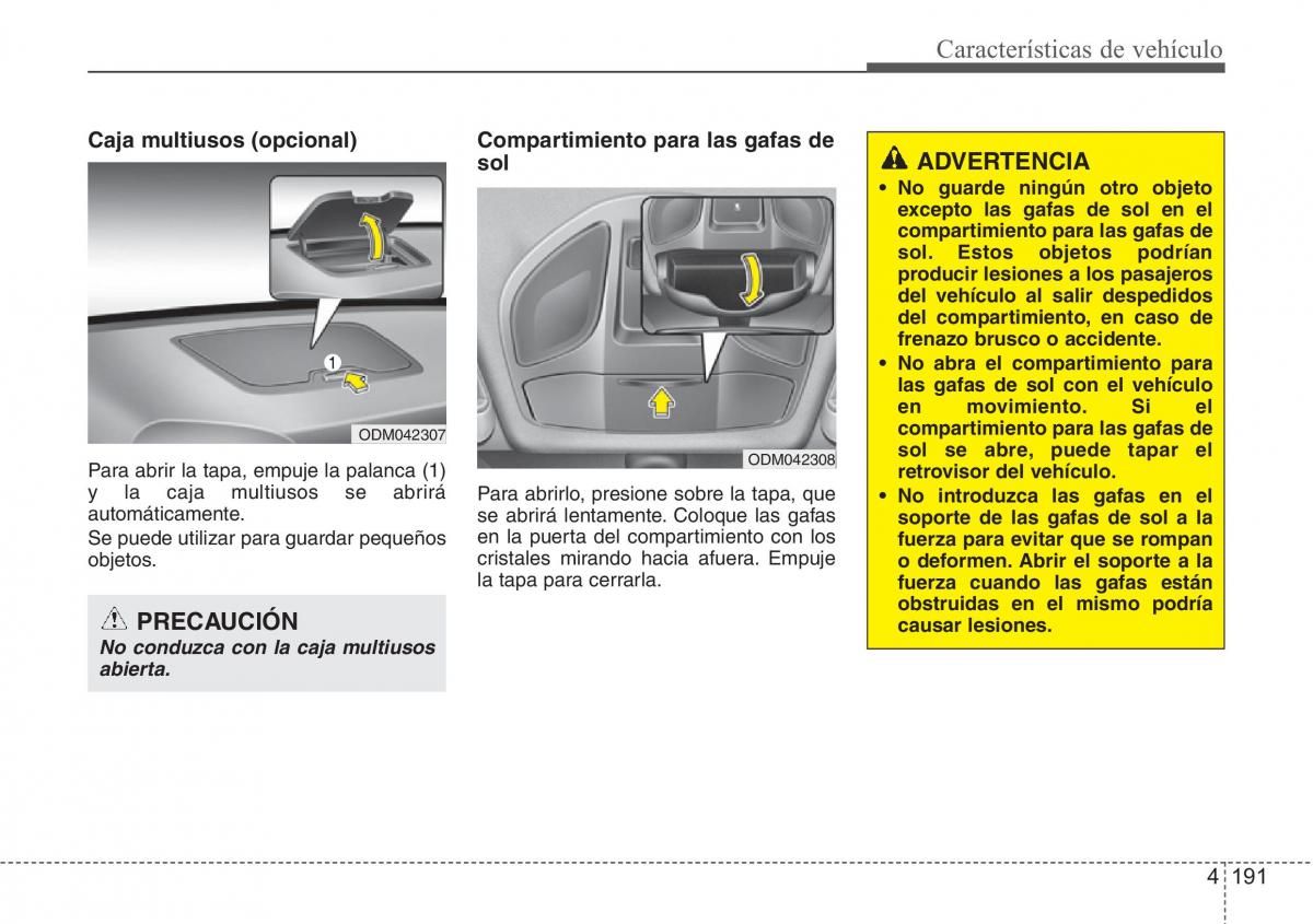 Hyundai Santa Fe III 3 manual del propietario / page 288