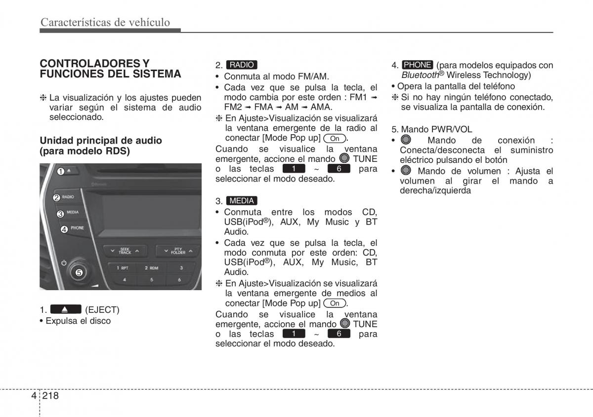 Hyundai Santa Fe III 3 manual del propietario / page 315