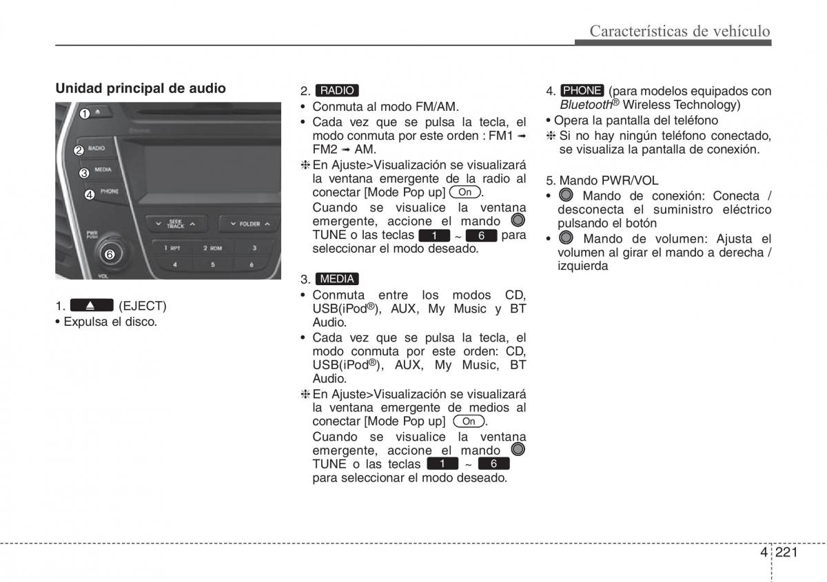 Hyundai Santa Fe III 3 manual del propietario / page 318