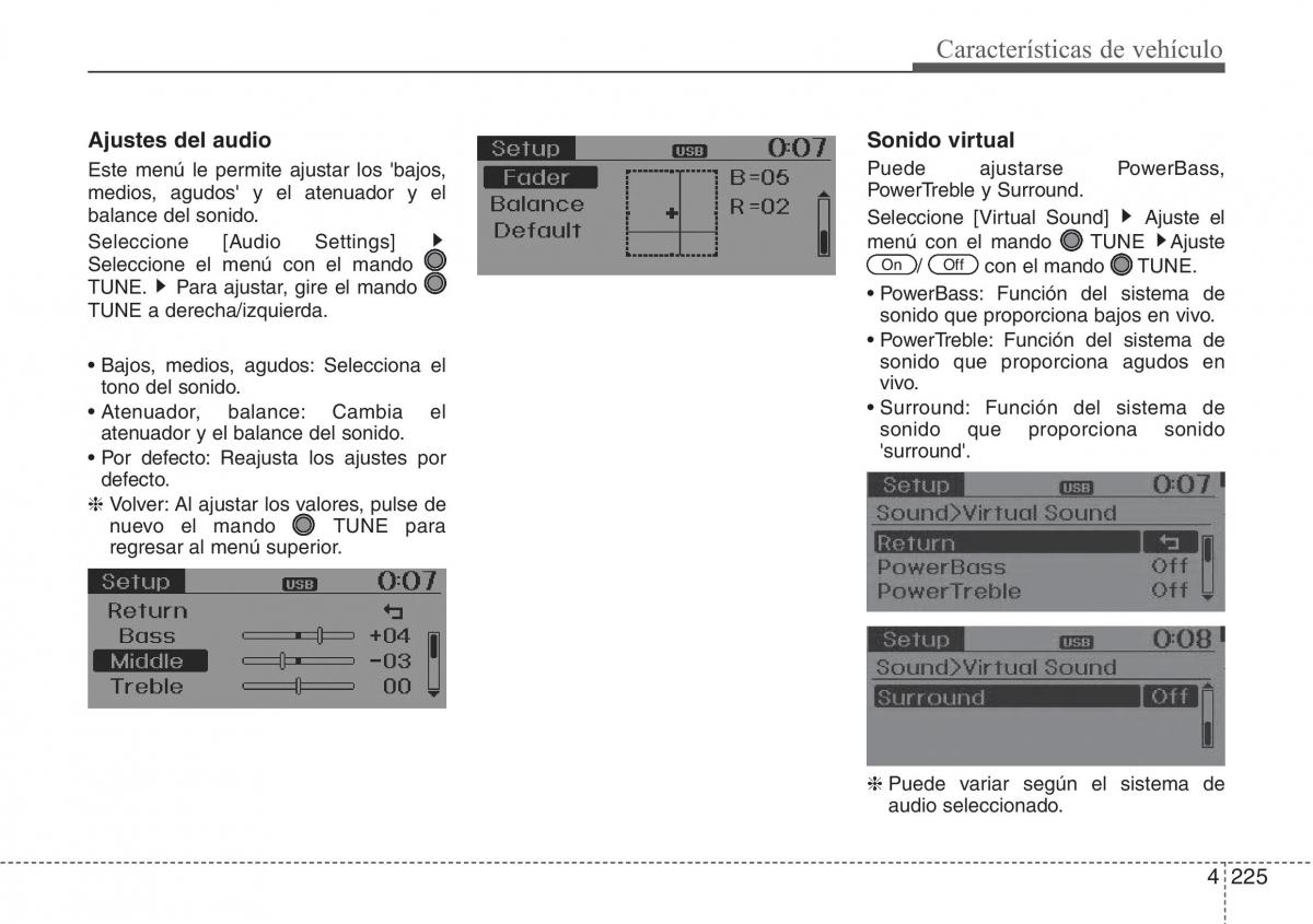 Hyundai Santa Fe III 3 manual del propietario / page 322