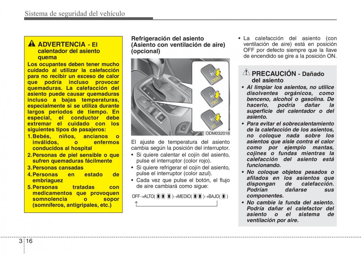 Hyundai Santa Fe III 3 manual del propietario / page 35