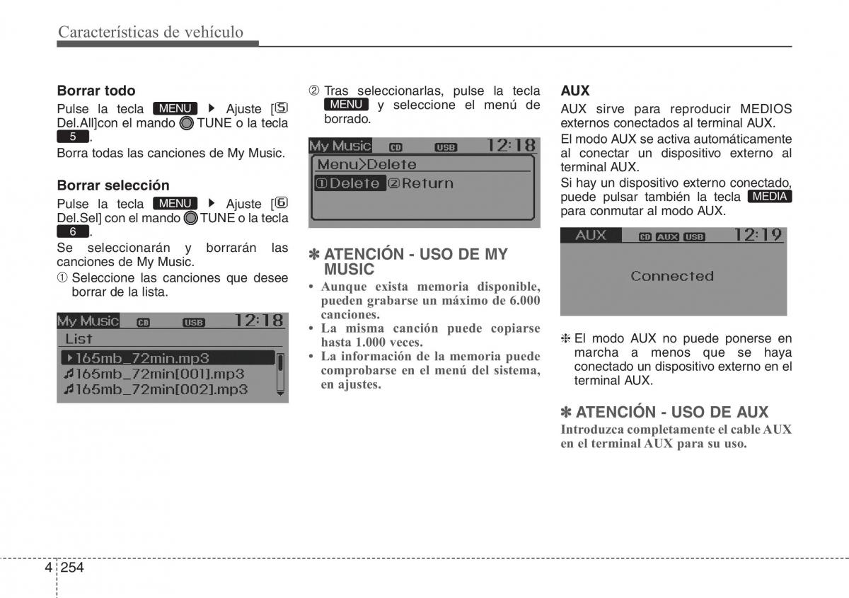 Hyundai Santa Fe III 3 manual del propietario / page 351