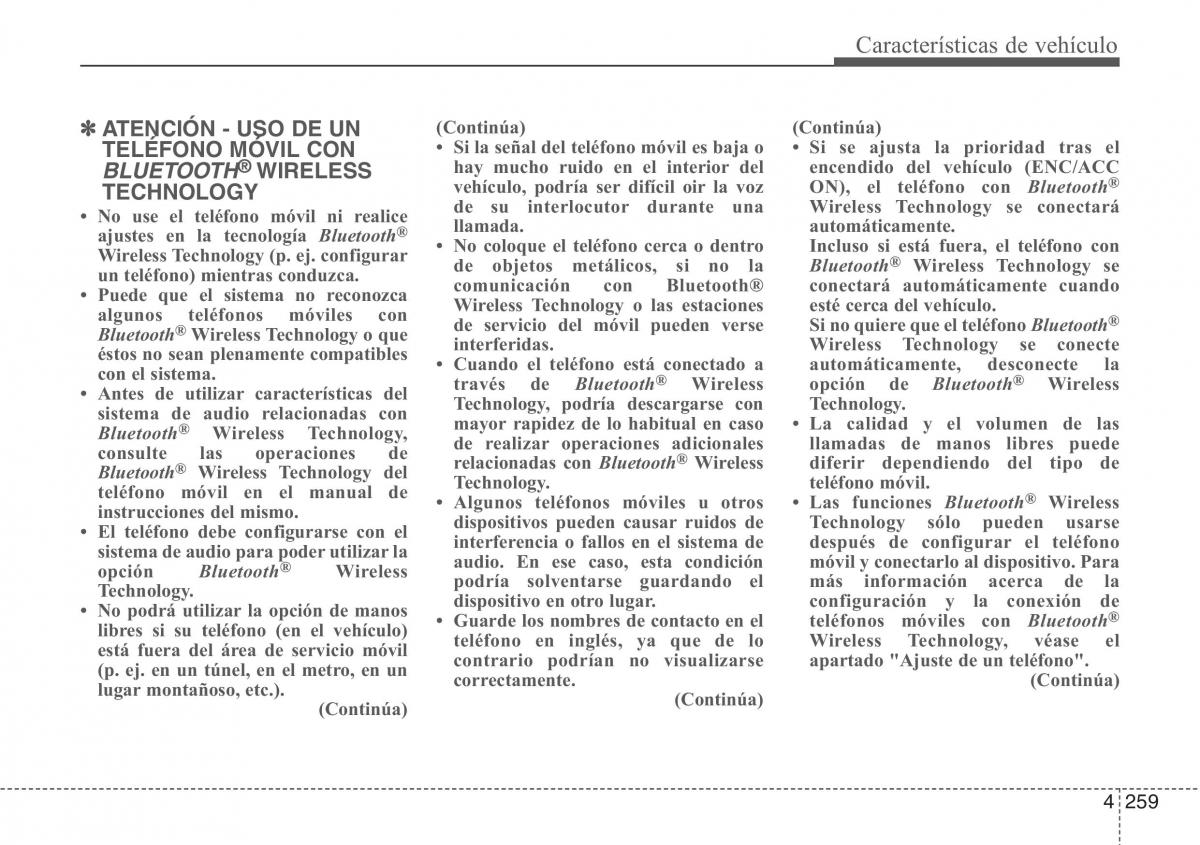 Hyundai Santa Fe III 3 manual del propietario / page 356