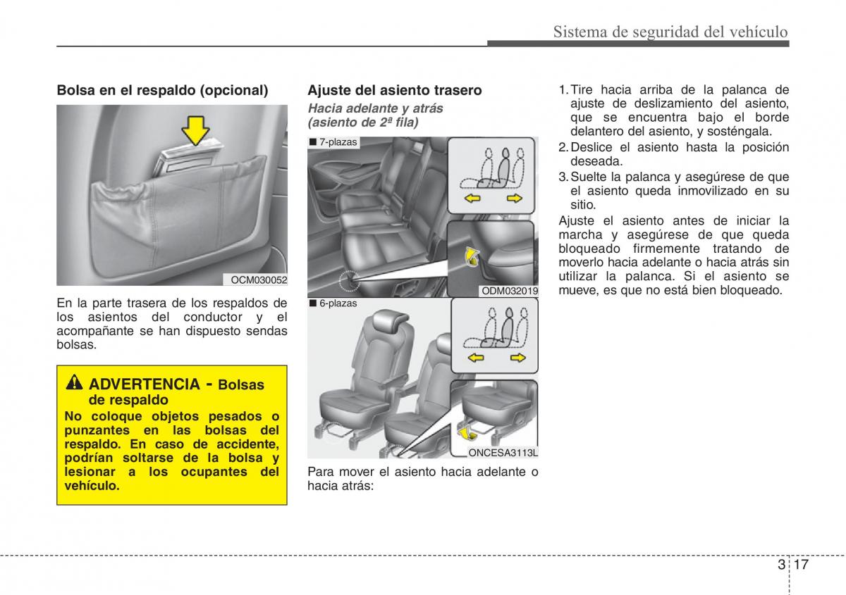 Hyundai Santa Fe III 3 manual del propietario / page 36