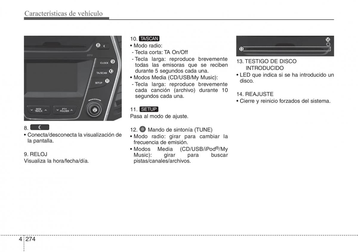 Hyundai Santa Fe III 3 manual del propietario / page 371