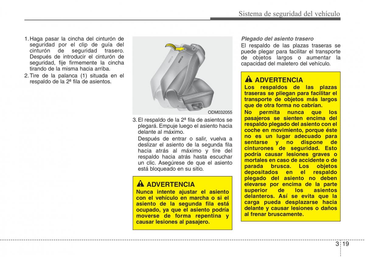 Hyundai Santa Fe III 3 manual del propietario / page 38