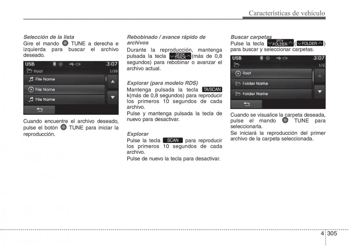 Hyundai Santa Fe III 3 manual del propietario / page 402