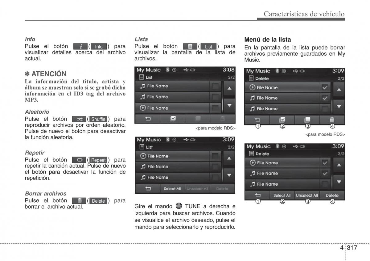 Hyundai Santa Fe III 3 manual del propietario / page 414