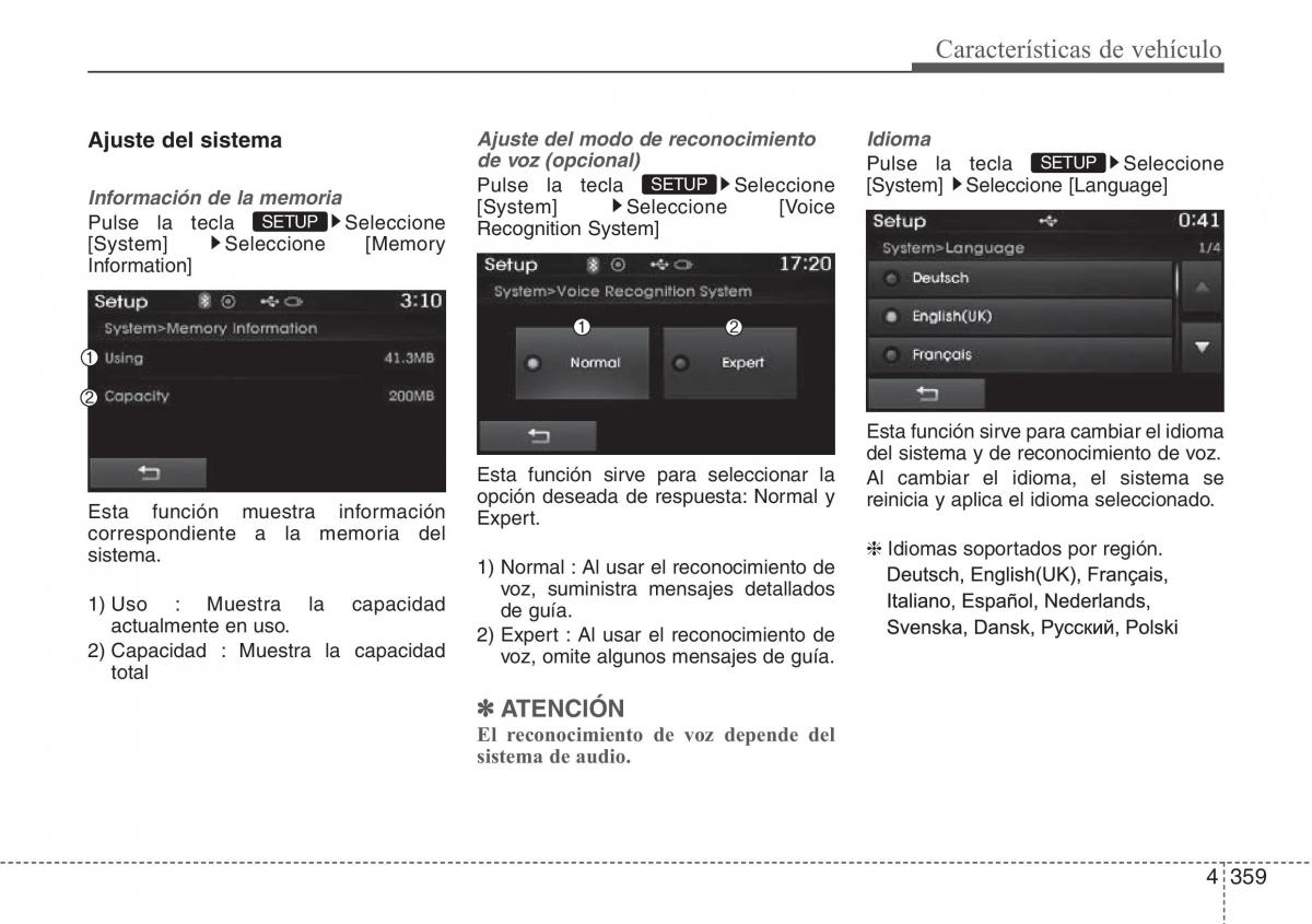 Hyundai Santa Fe III 3 manual del propietario / page 456