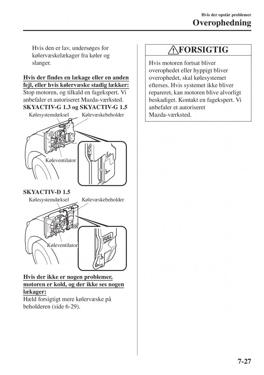 Mazda 2 Demio Bilens instruktionsbog / page 548