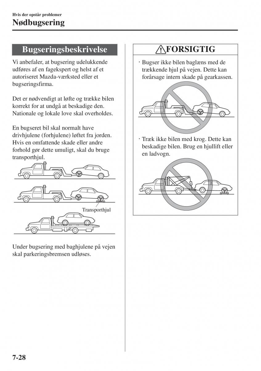 Mazda 2 Demio Bilens instruktionsbog / page 549