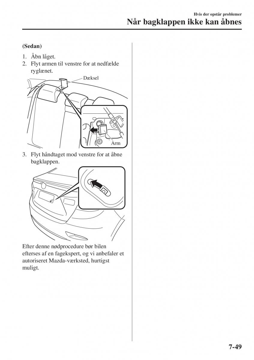 Mazda 2 Demio Bilens instruktionsbog / page 570