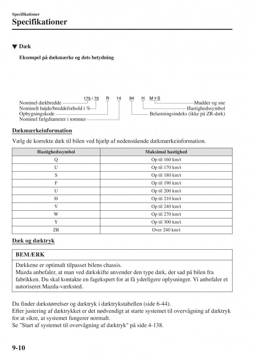 Mazda 2 Demio Bilens instruktionsbog / page 603