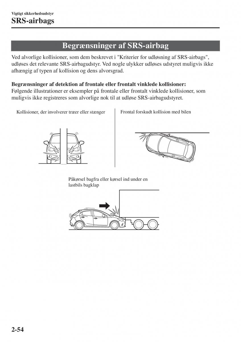 Mazda 2 Demio Bilens instruktionsbog / page 75