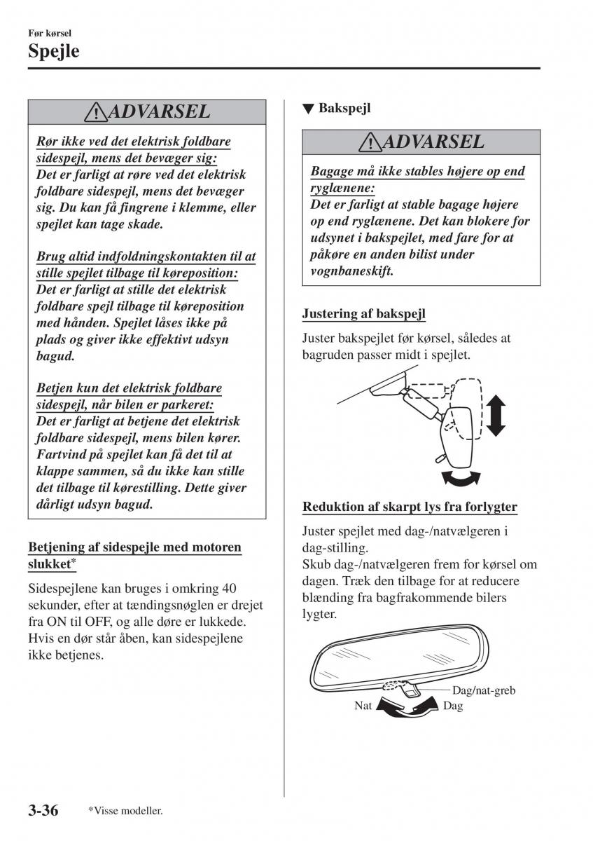 Mazda 2 Demio Bilens instruktionsbog / page 113